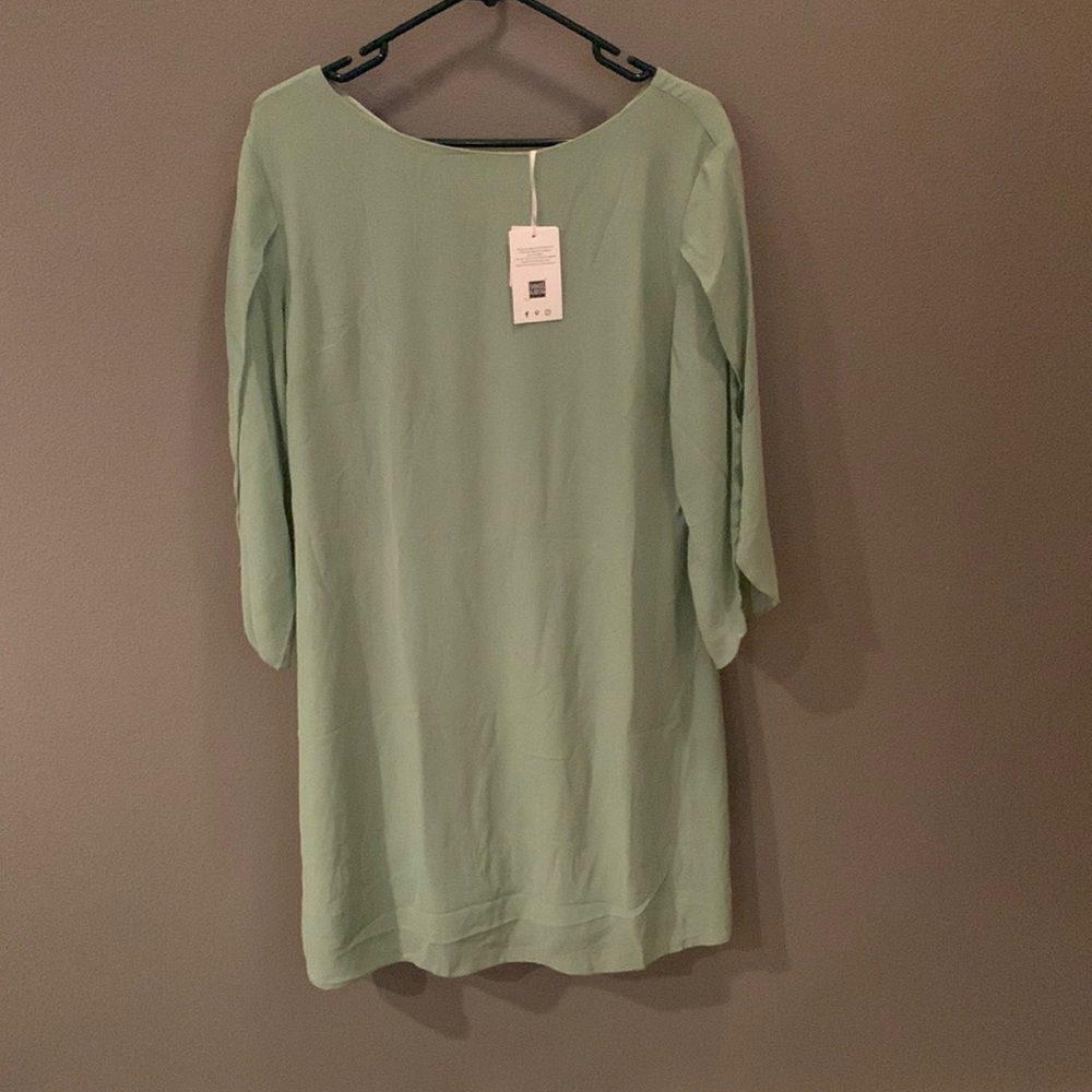 Beautiful celery green dress. NWT